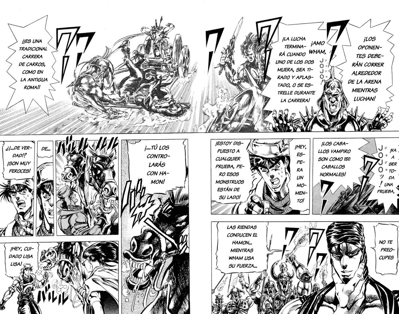 Read JoJo's Bizarre Adventure Parte 2 Battle Tendency ES Manga Online