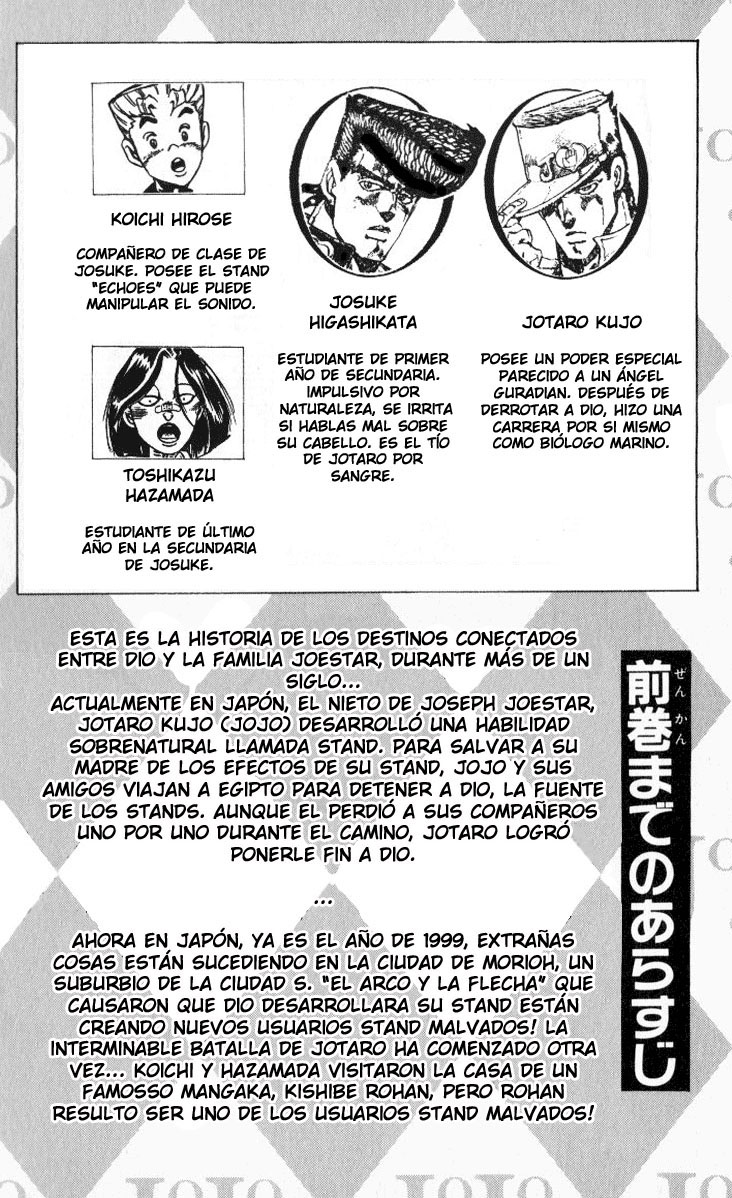 Read JoJo's Bizarre Adventure Parte 4 Diamond Is Unbreakable ES Manga Online