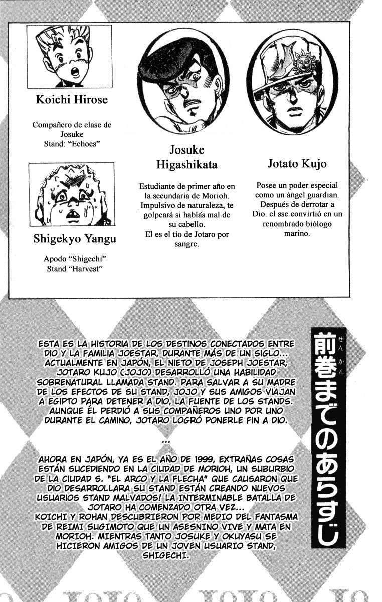 Read JoJo's Bizarre Adventure Parte 4 Diamond Is Unbreakable ES Manga Online