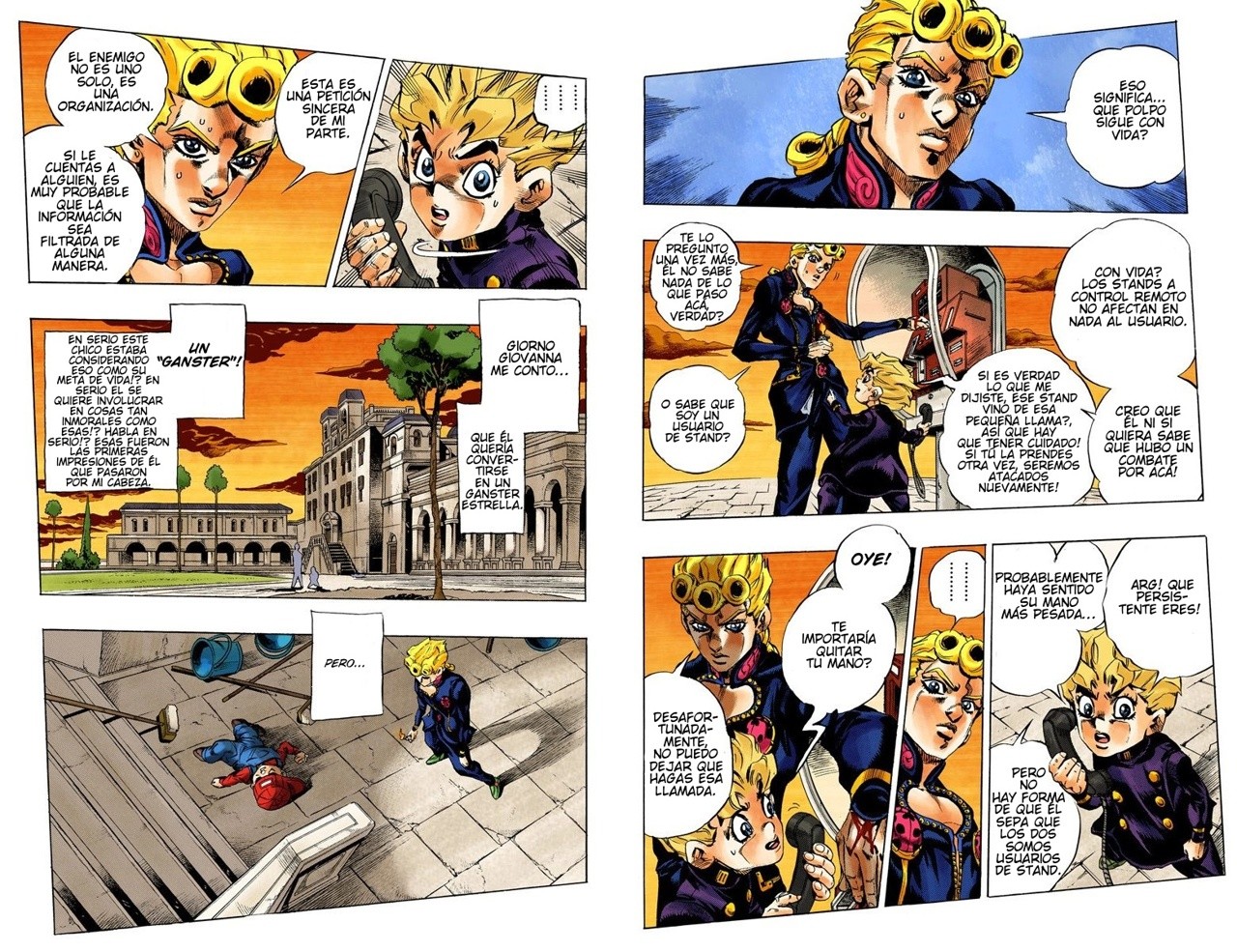 Read JoJo's Bizarre Adventure Parte 5 Vento Aureo ES Manga Online