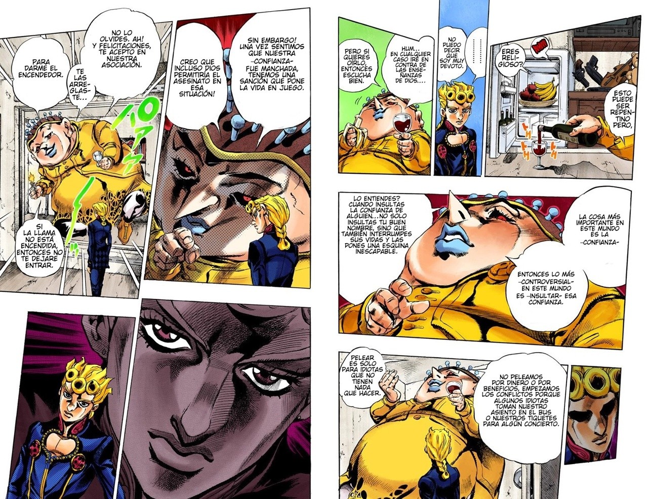 Read JoJo's Bizarre Adventure Parte 5 Vento Aureo ES Manga Online