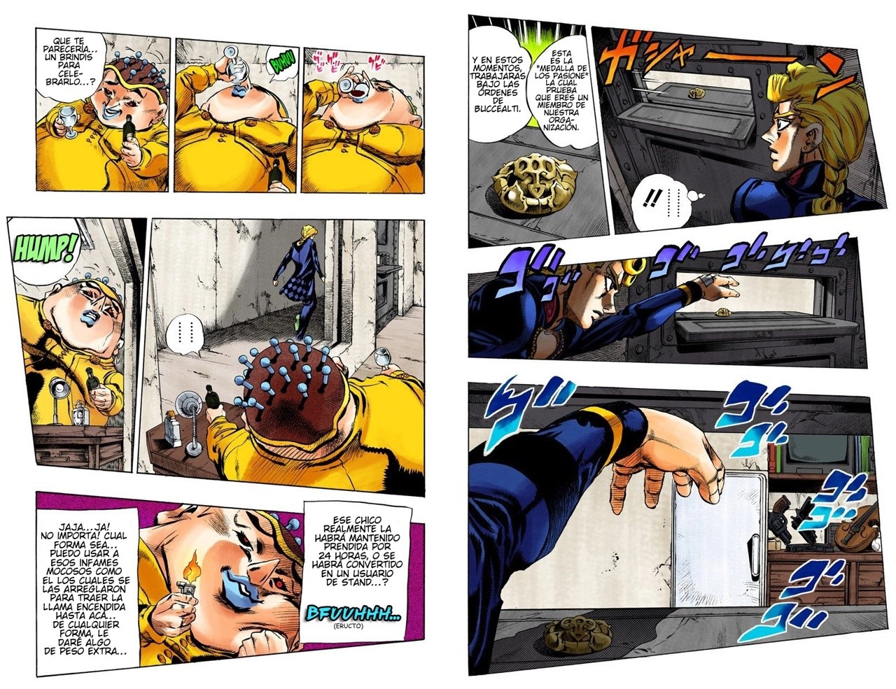 Read JoJo's Bizarre Adventure Parte 5 Vento Aureo ES Manga Online