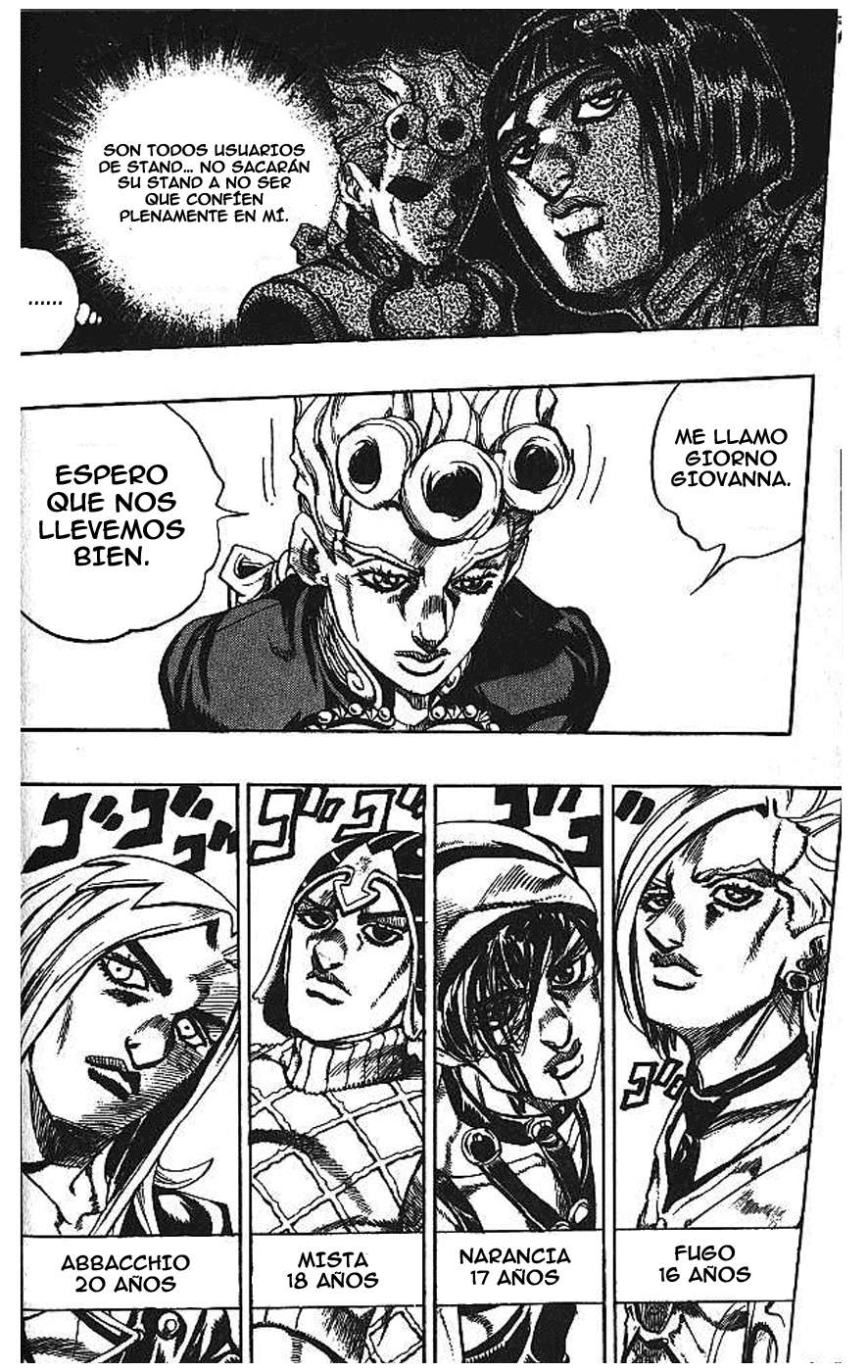 Read JoJo's Bizarre Adventure Parte 5 Vento Aureo ES Manga Online