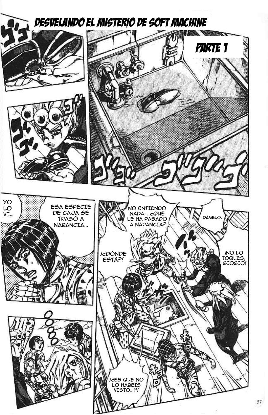 Read JoJo's Bizarre Adventure Parte 5 Vento Aureo ES Manga Online