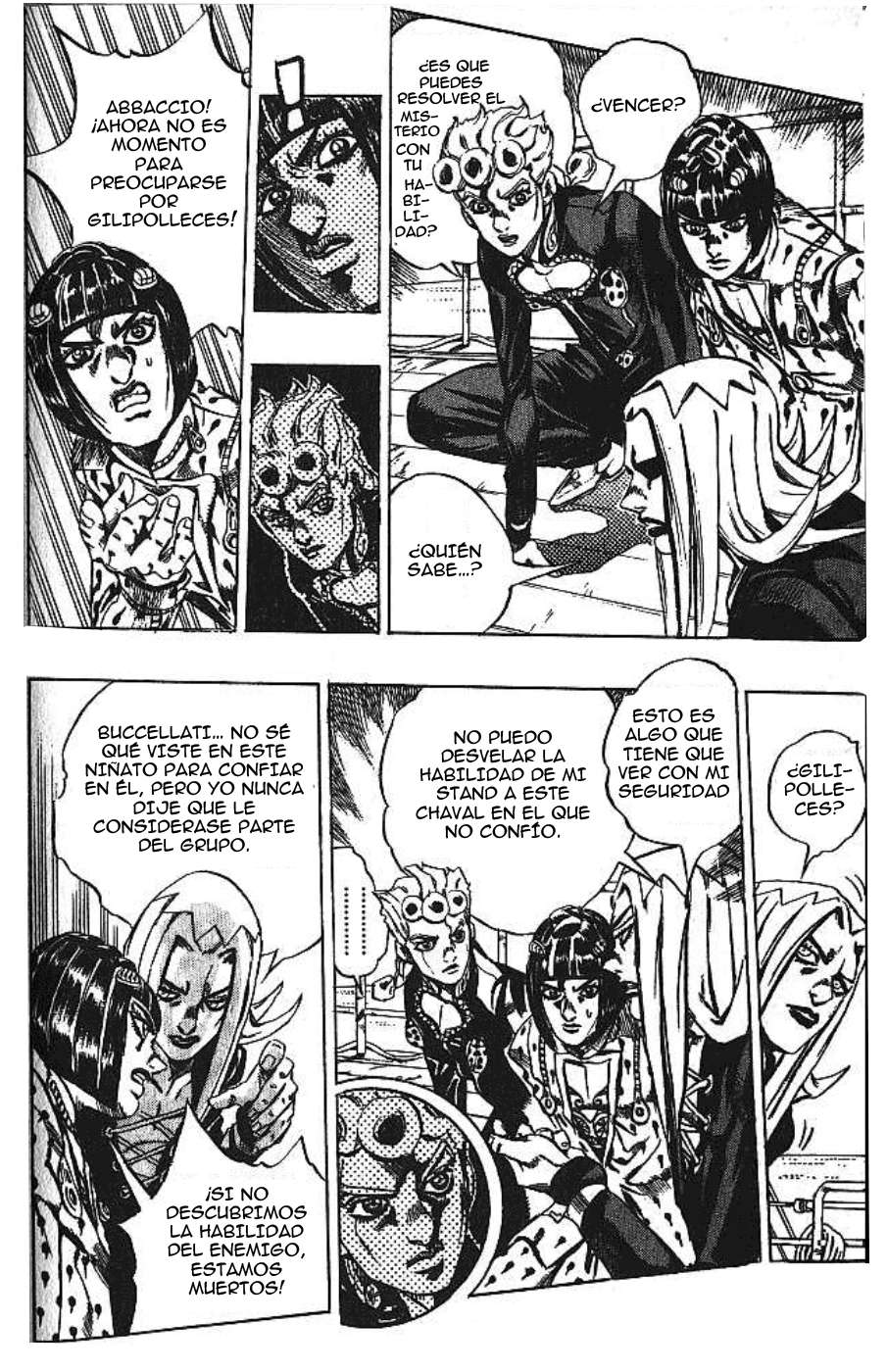 Read JoJo's Bizarre Adventure Parte 5 Vento Aureo ES Manga Online