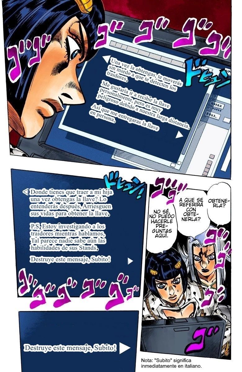 Read JoJo's Bizarre Adventure Parte 5 Vento Aureo ES Manga Online