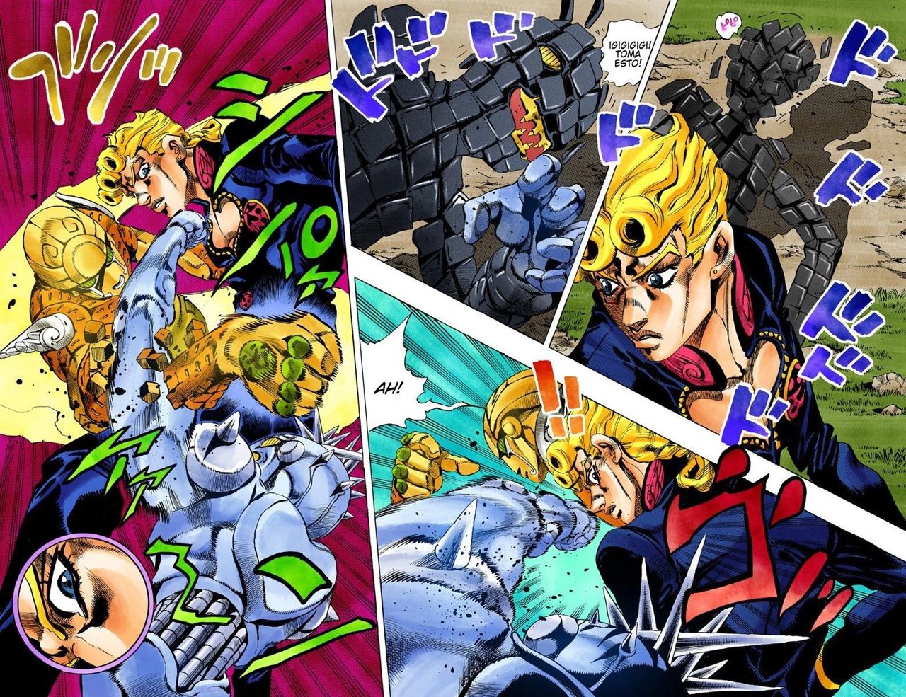 Read JoJo's Bizarre Adventure Parte 5 Vento Aureo ES Manga Online