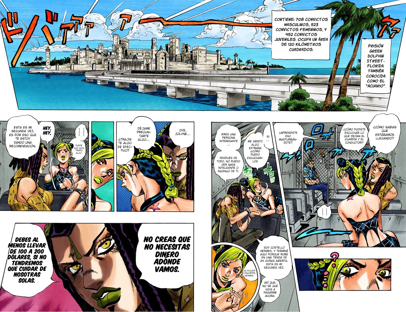 Read JoJo's Bizarre Adventure Parte 6 Stone Ocean ES Manga Online
