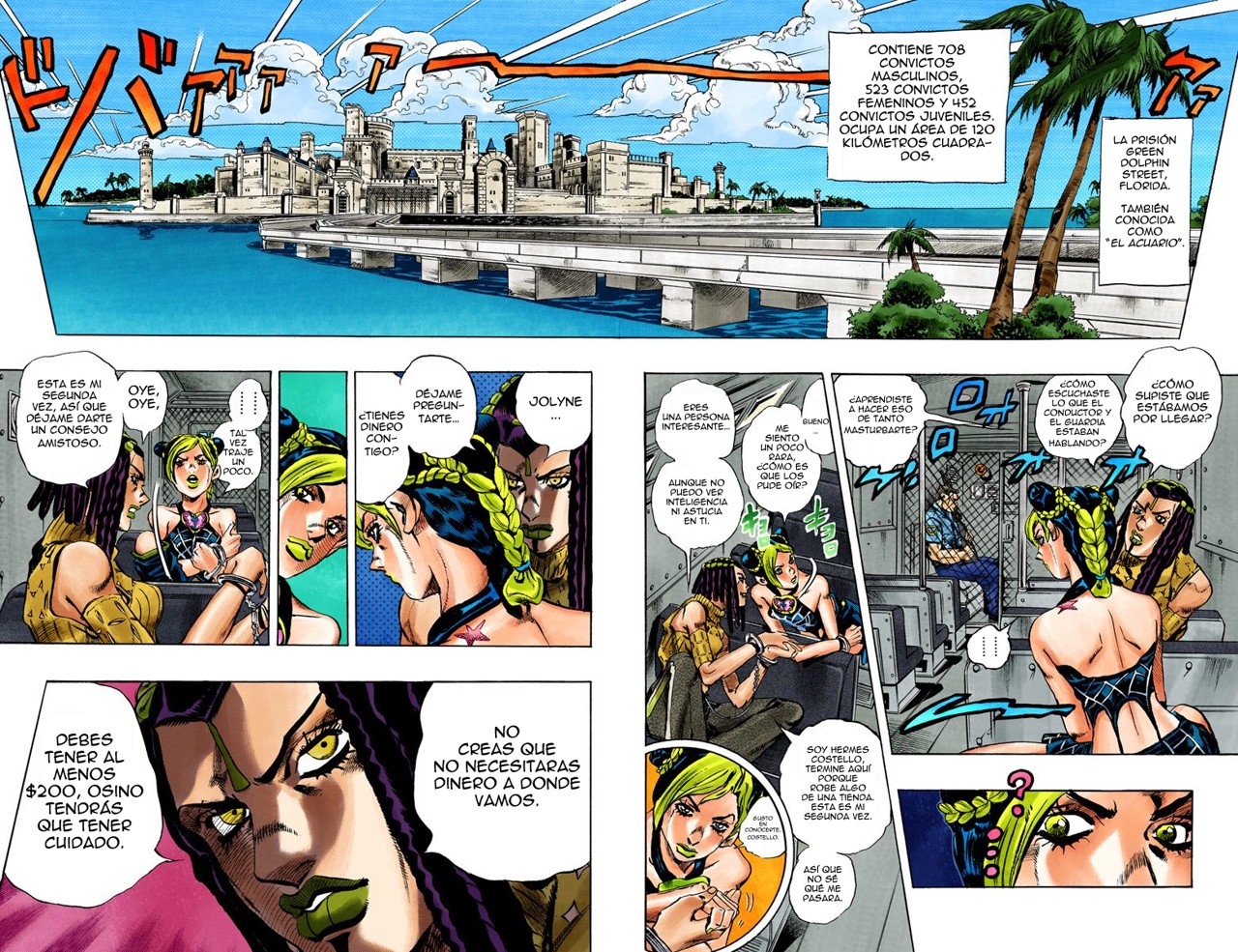 Read JoJo's Bizarre Adventure Parte 6 Stone Ocean ES Manga Online