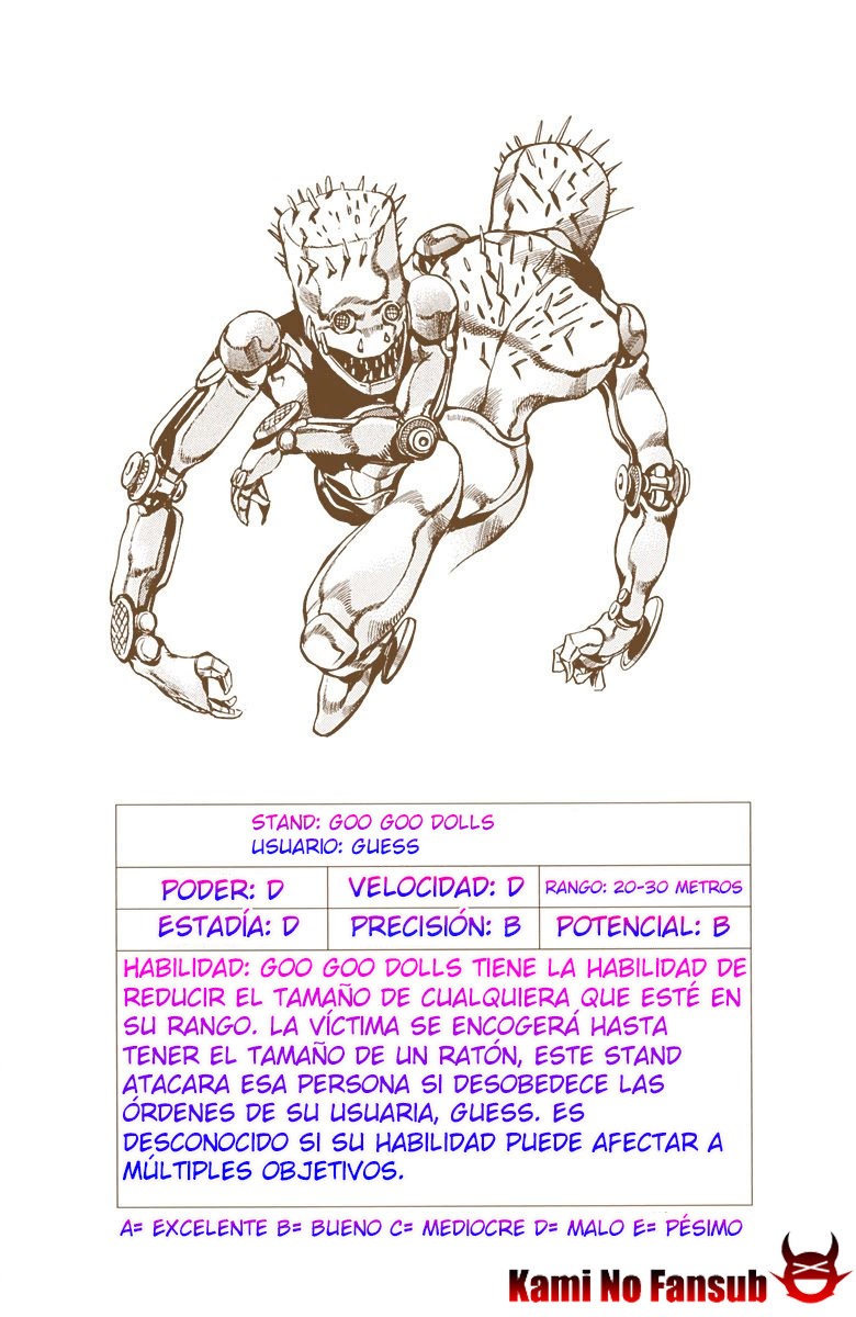 Read JoJo's Bizarre Adventure Parte 6 Stone Ocean ES Manga Online