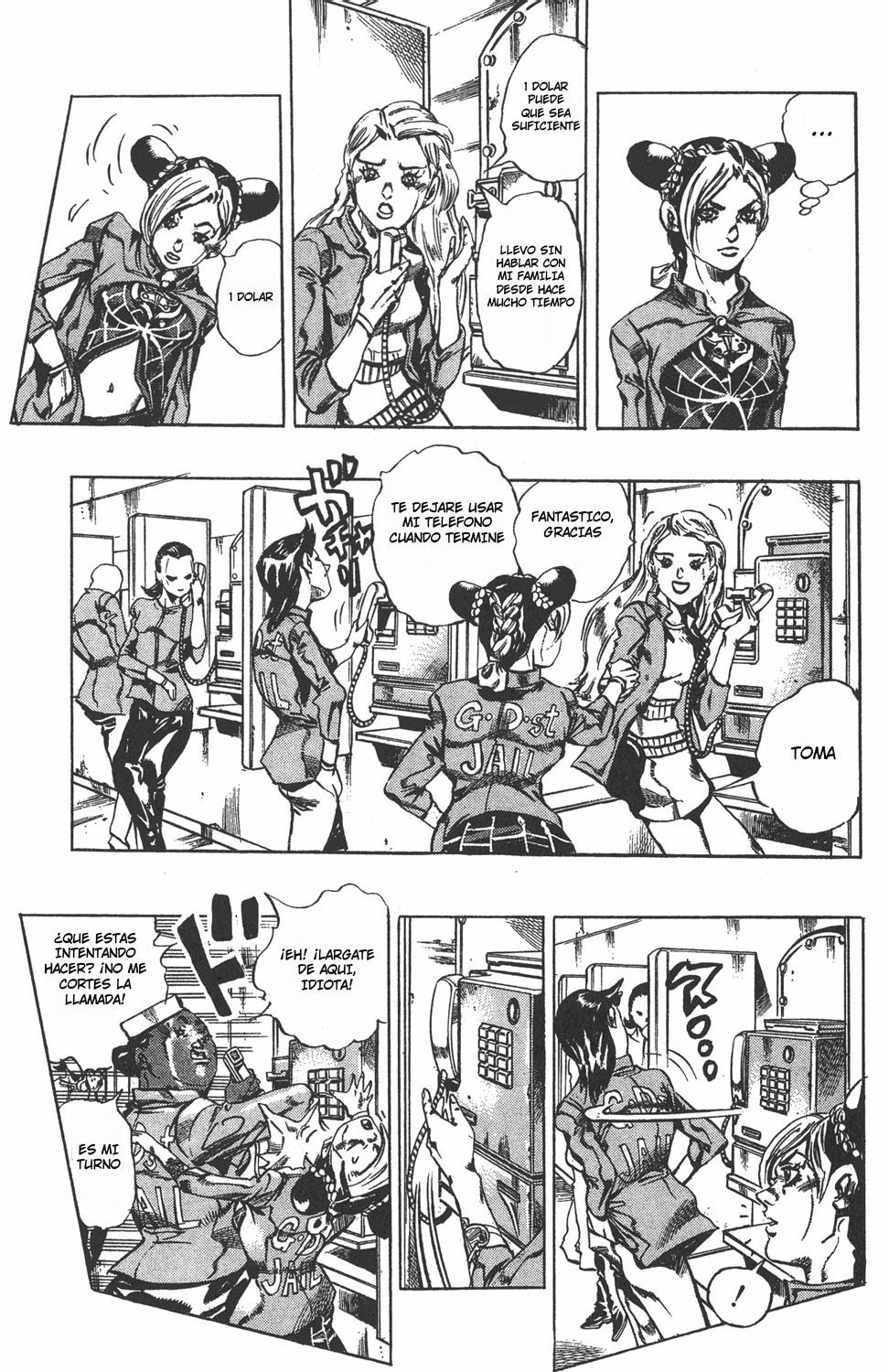 Read JoJo's Bizarre Adventure Parte 6 Stone Ocean ES Manga Online