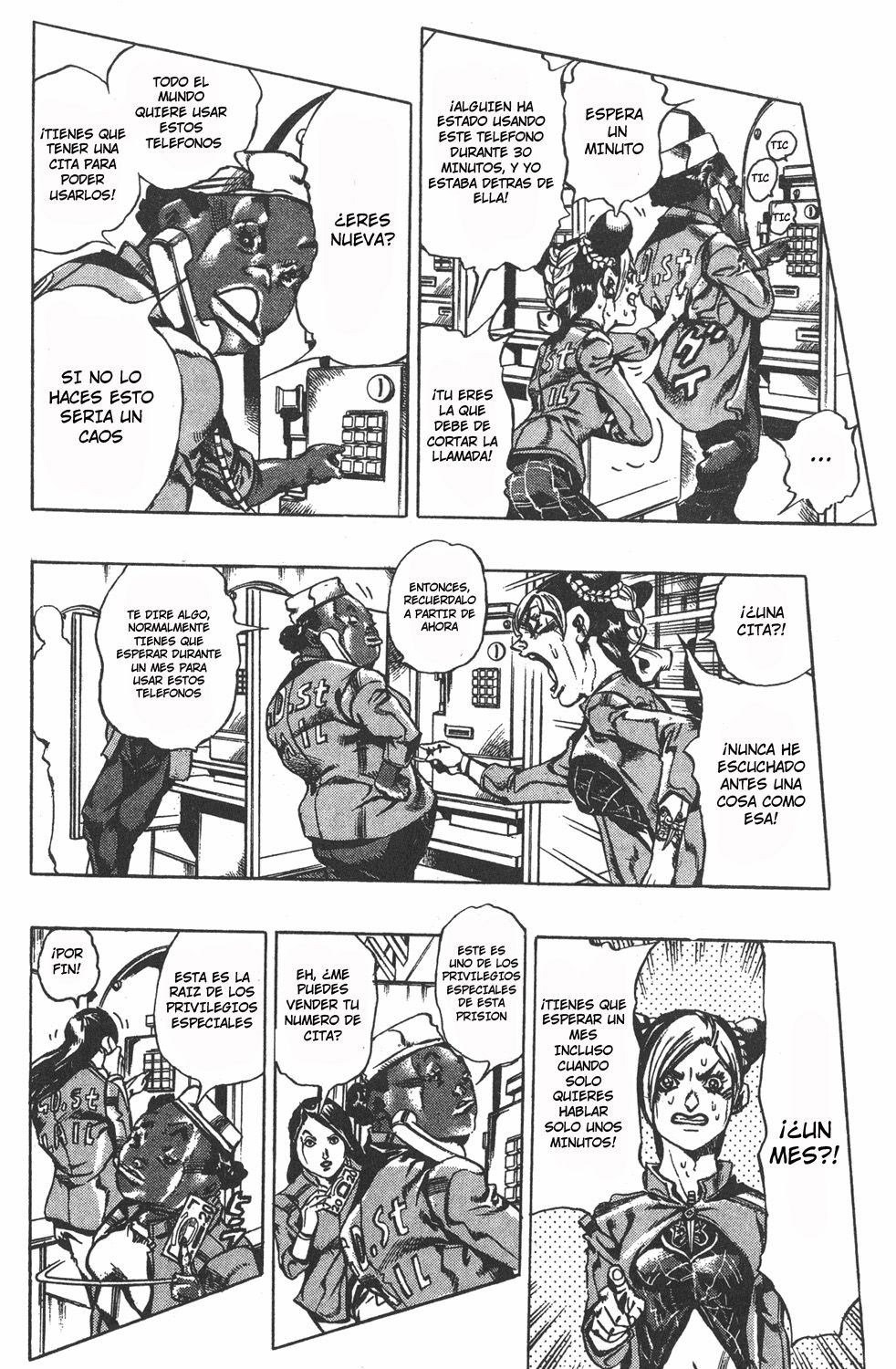 Read JoJo's Bizarre Adventure Parte 6 Stone Ocean ES Manga Online