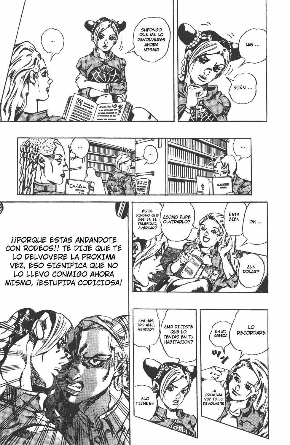 Read JoJo's Bizarre Adventure Parte 6 Stone Ocean ES Manga Online