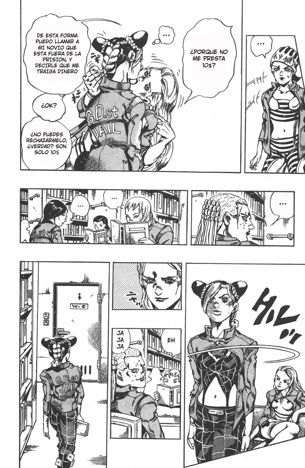 Read JoJo's Bizarre Adventure Parte 6 Stone Ocean ES Manga Online