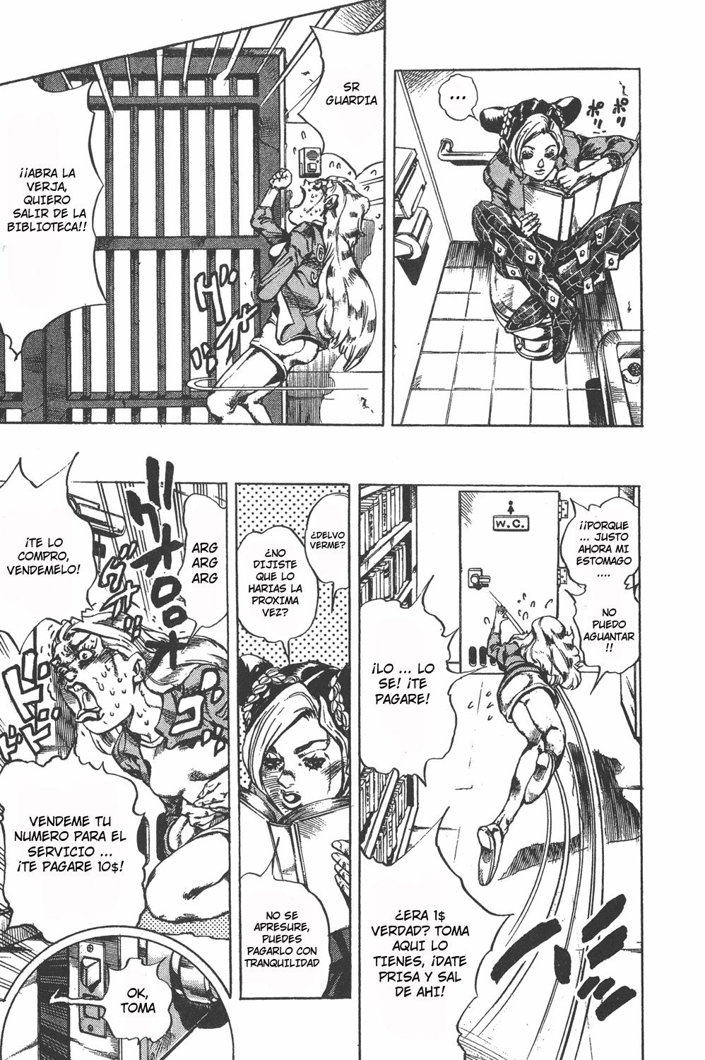 Read JoJo's Bizarre Adventure Parte 6 Stone Ocean ES Manga Online