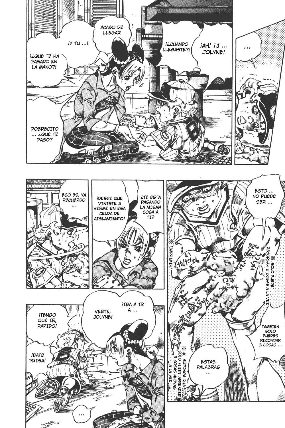 Read JoJo's Bizarre Adventure Parte 6 Stone Ocean ES Manga Online