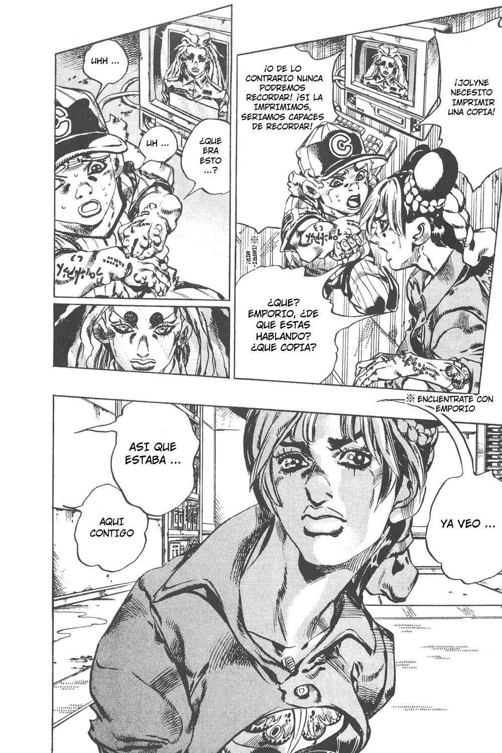 Read JoJo's Bizarre Adventure Parte 6 Stone Ocean ES Manga Online