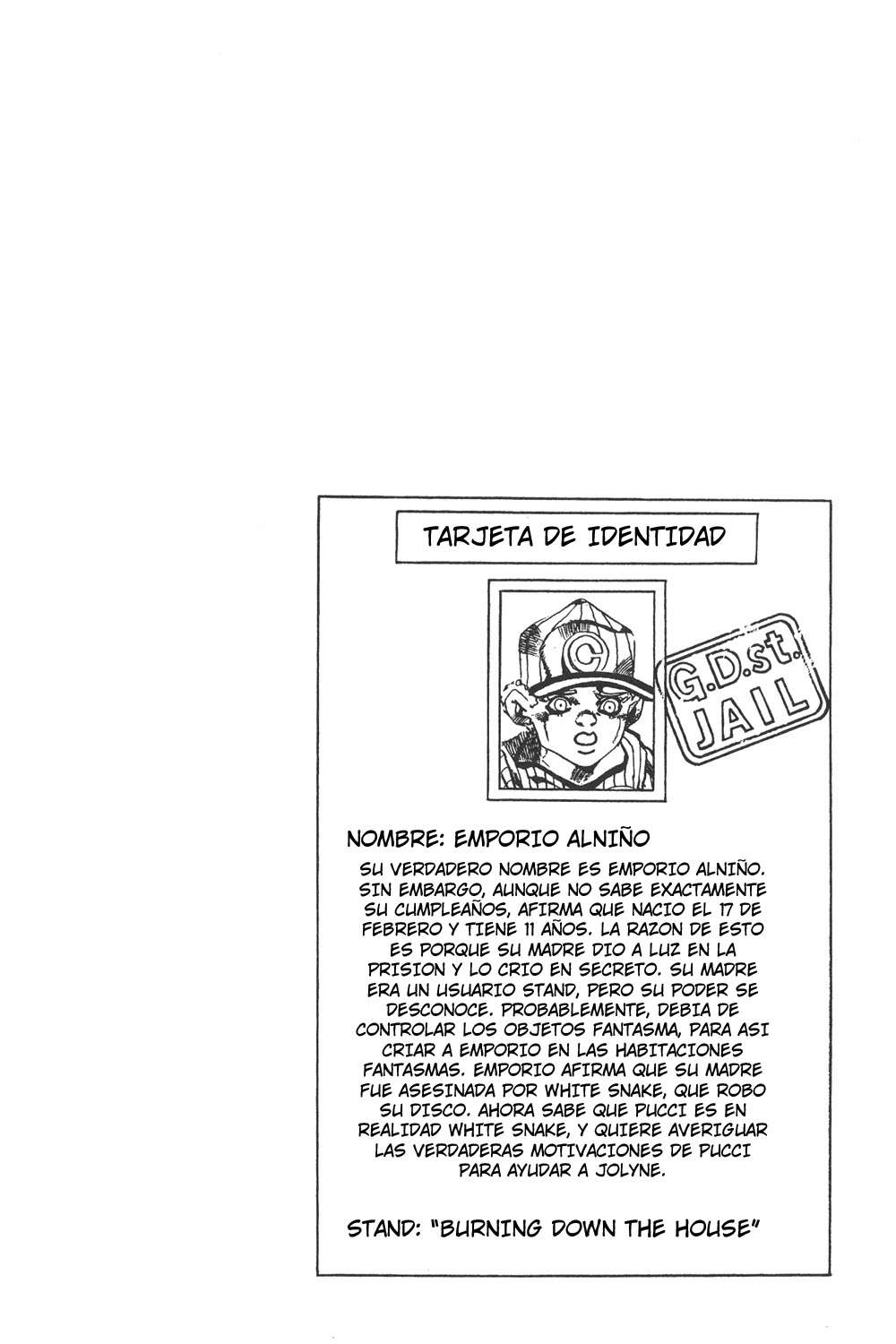 Read JoJo's Bizarre Adventure Parte 6 Stone Ocean ES Manga Online