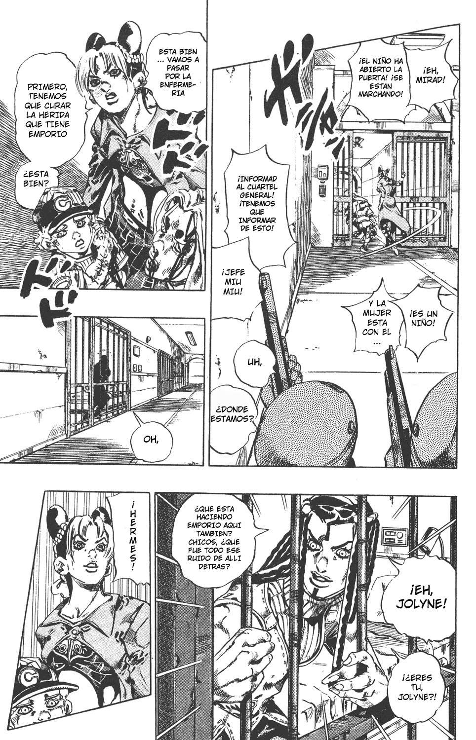 Read JoJo's Bizarre Adventure Parte 6 Stone Ocean ES Manga Online