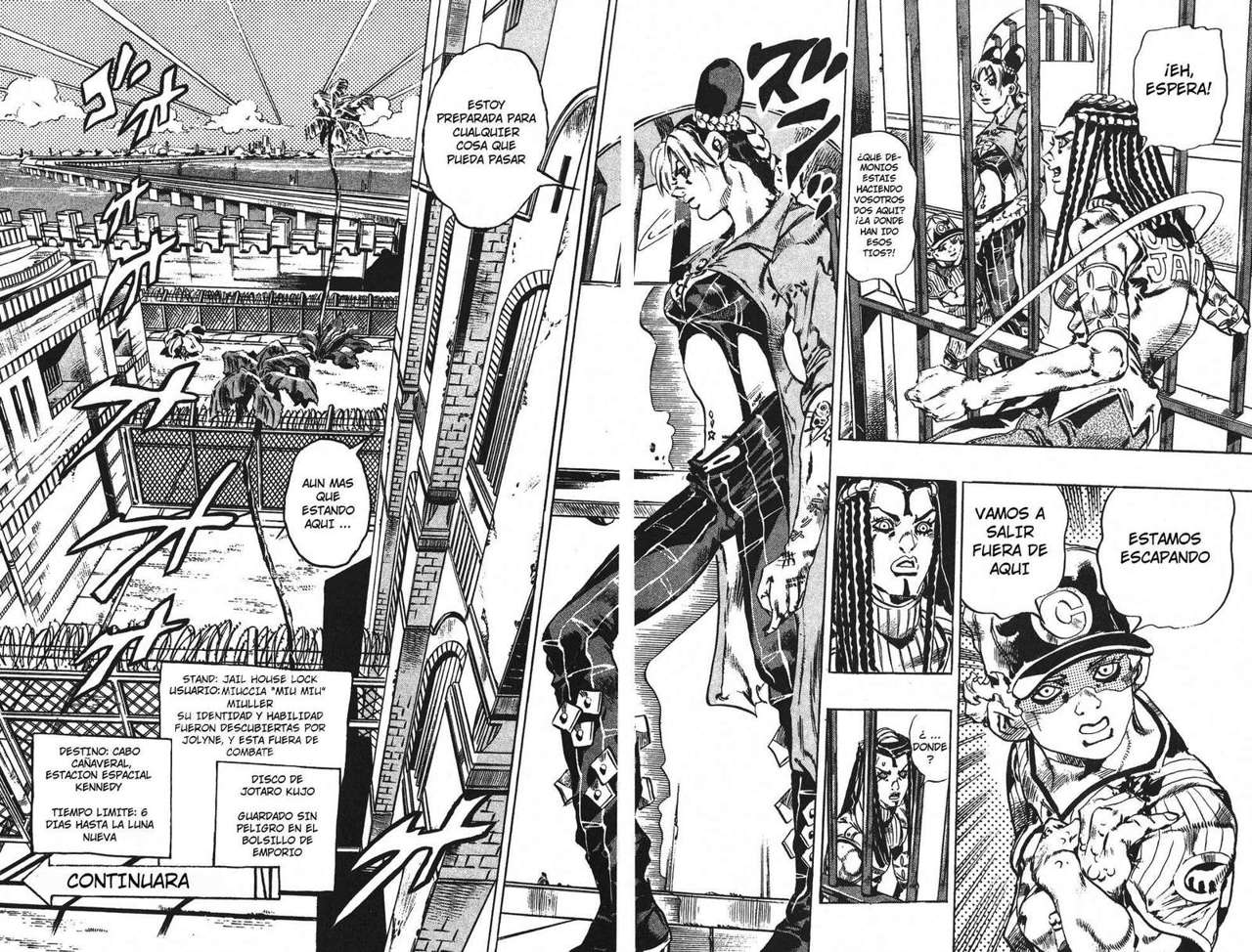 Read JoJo's Bizarre Adventure Parte 6 Stone Ocean ES Manga Online