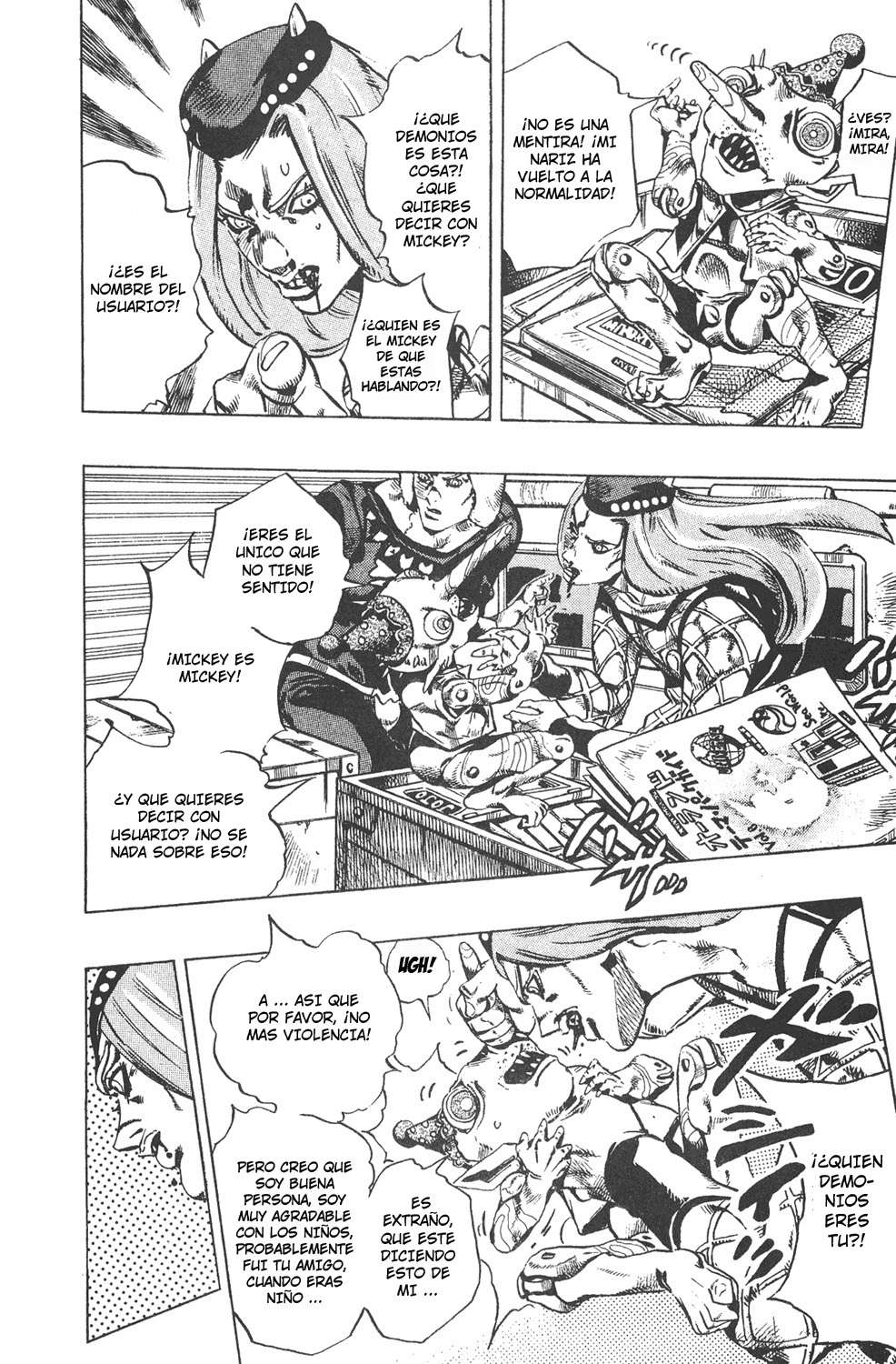 Read JoJo's Bizarre Adventure Parte 6 Stone Ocean ES Manga Online