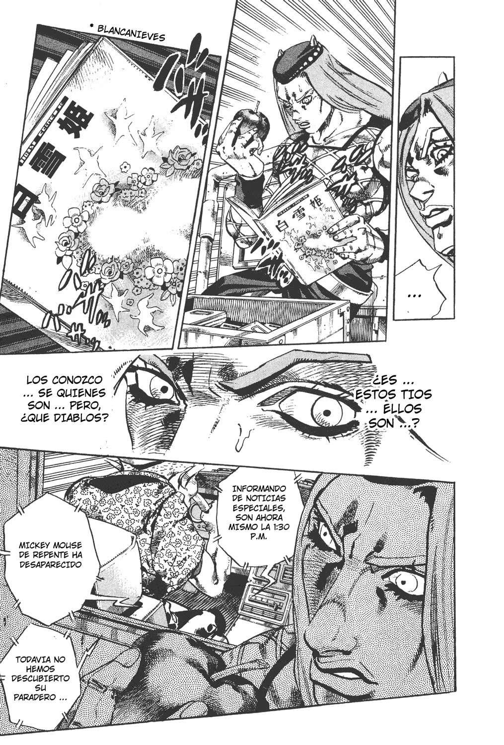 Read JoJo's Bizarre Adventure Parte 6 Stone Ocean ES Manga Online