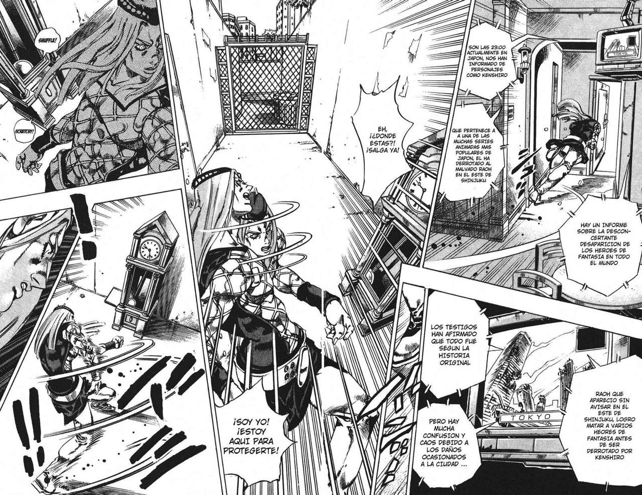 Read JoJo's Bizarre Adventure Parte 6 Stone Ocean ES Manga Online