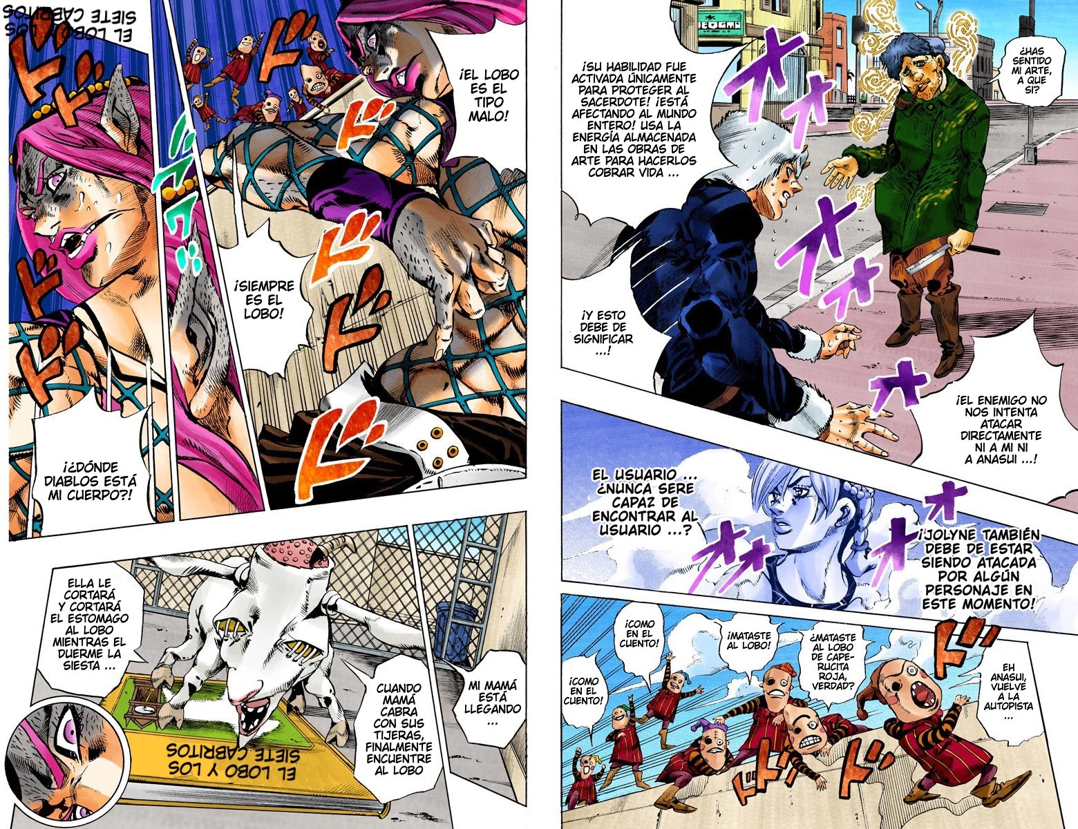 Read JoJo's Bizarre Adventure Parte 6 Stone Ocean ES Manga Online
