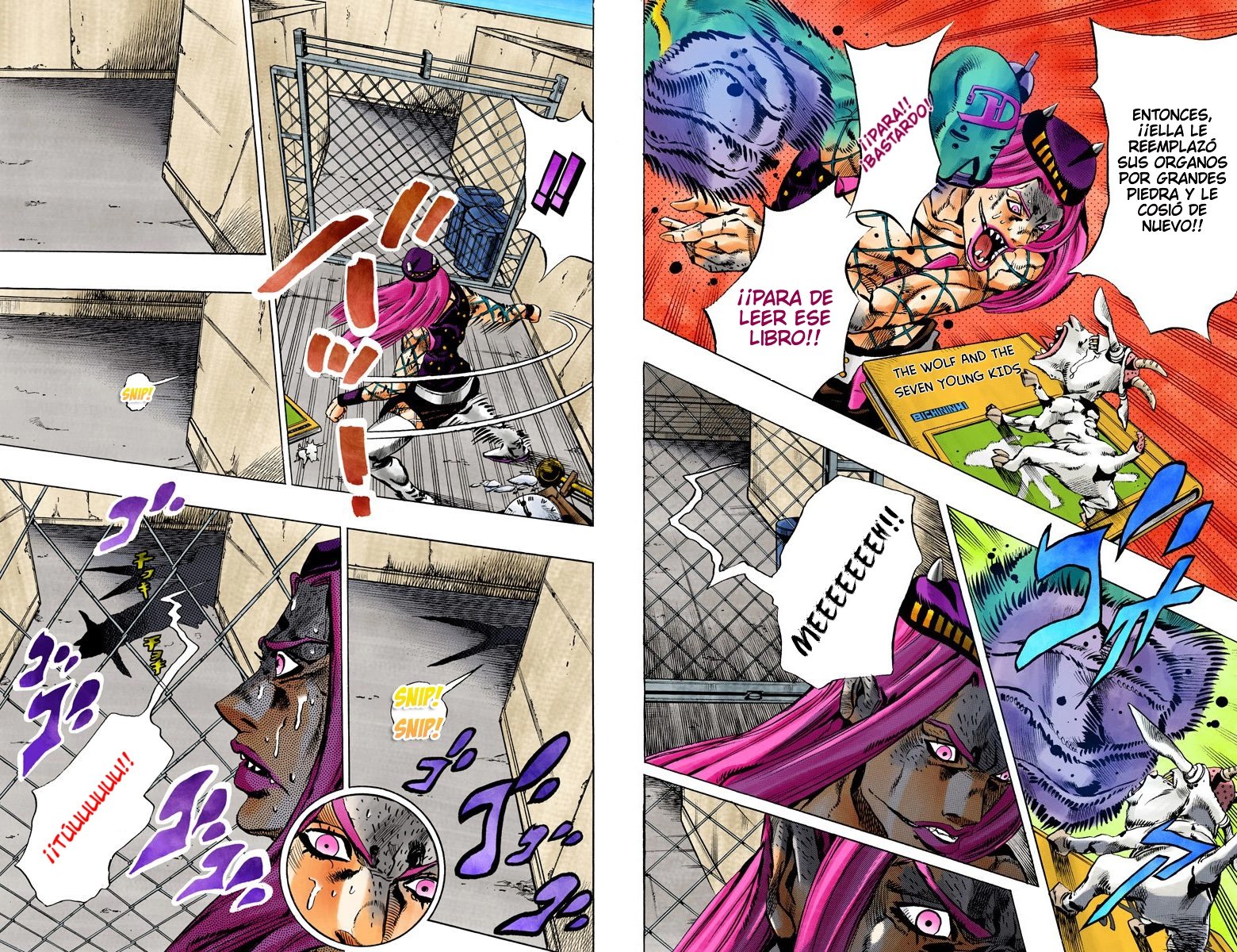 Read JoJo's Bizarre Adventure Parte 6 Stone Ocean ES Manga Online