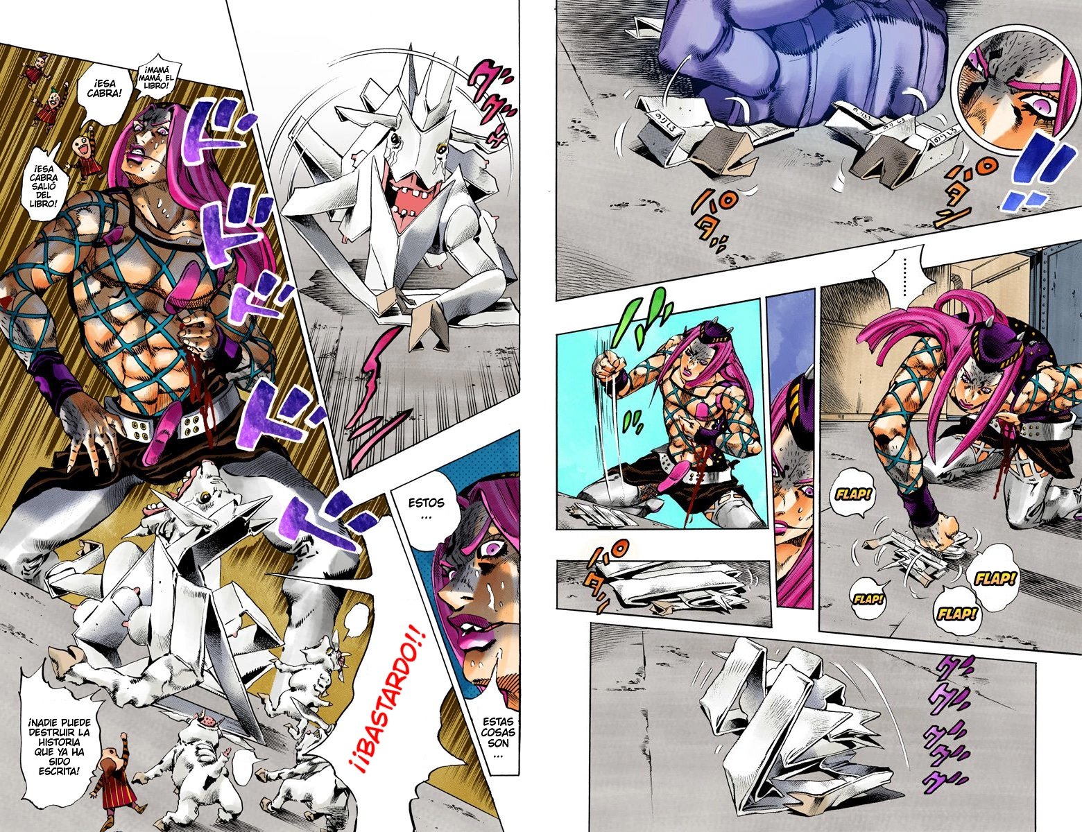 Read JoJo's Bizarre Adventure Parte 6 Stone Ocean ES Manga Online