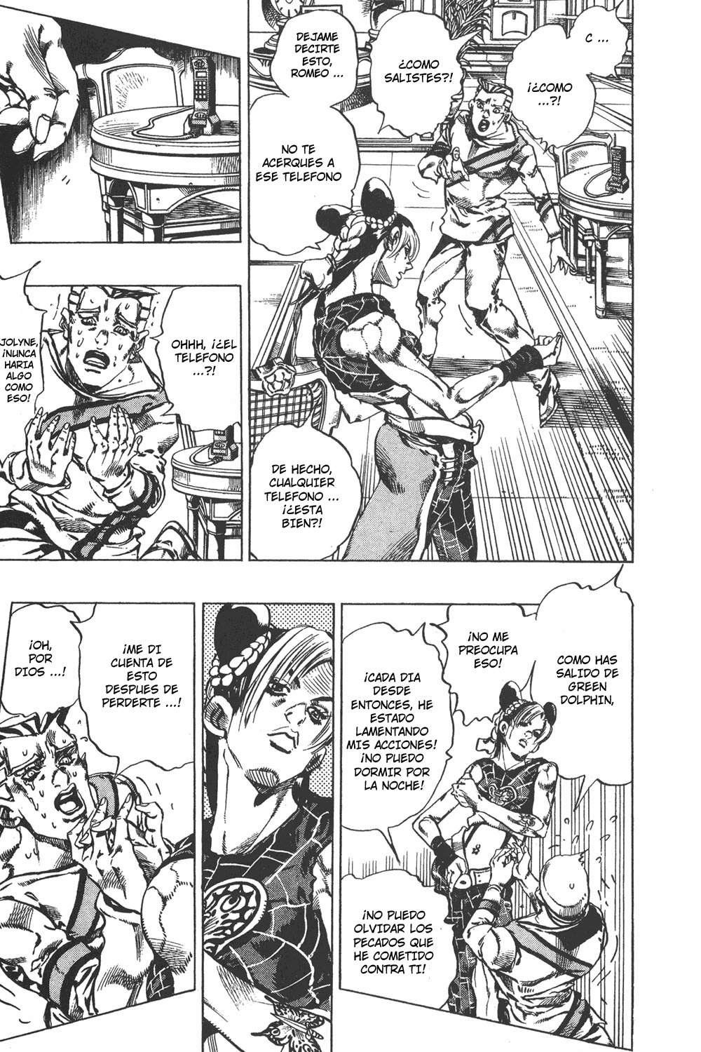 Read JoJo's Bizarre Adventure Parte 6 Stone Ocean ES Manga Online