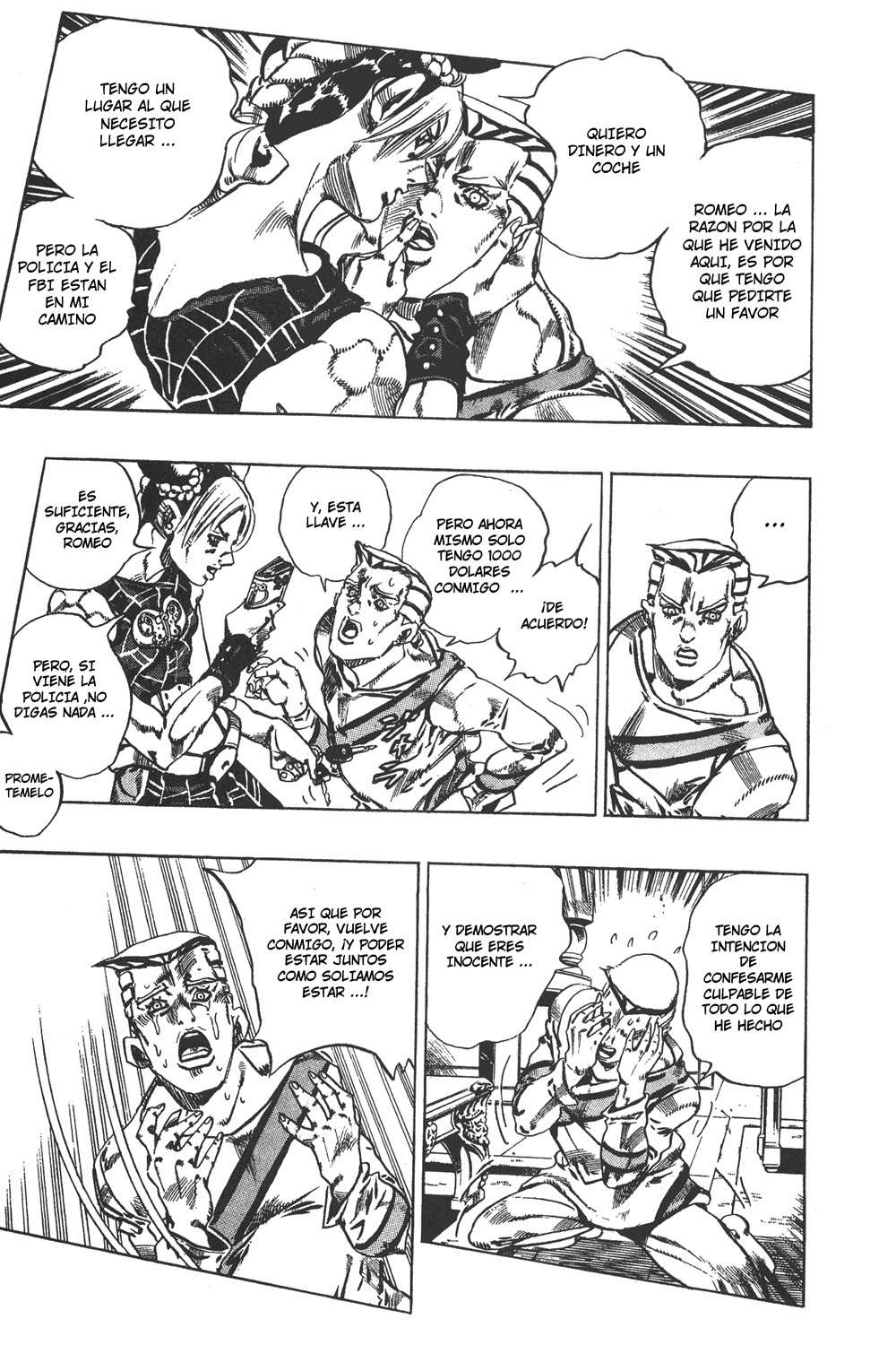 Read JoJo's Bizarre Adventure Parte 6 Stone Ocean ES Manga Online