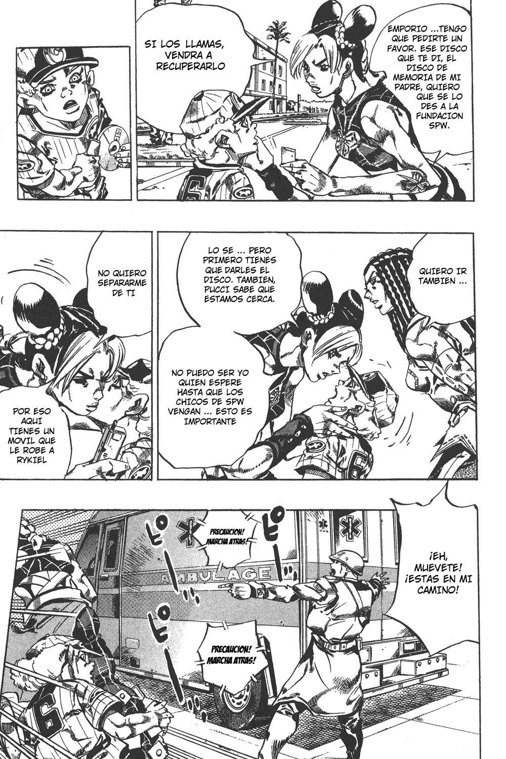 Read JoJo's Bizarre Adventure Parte 6 Stone Ocean ES Manga Online