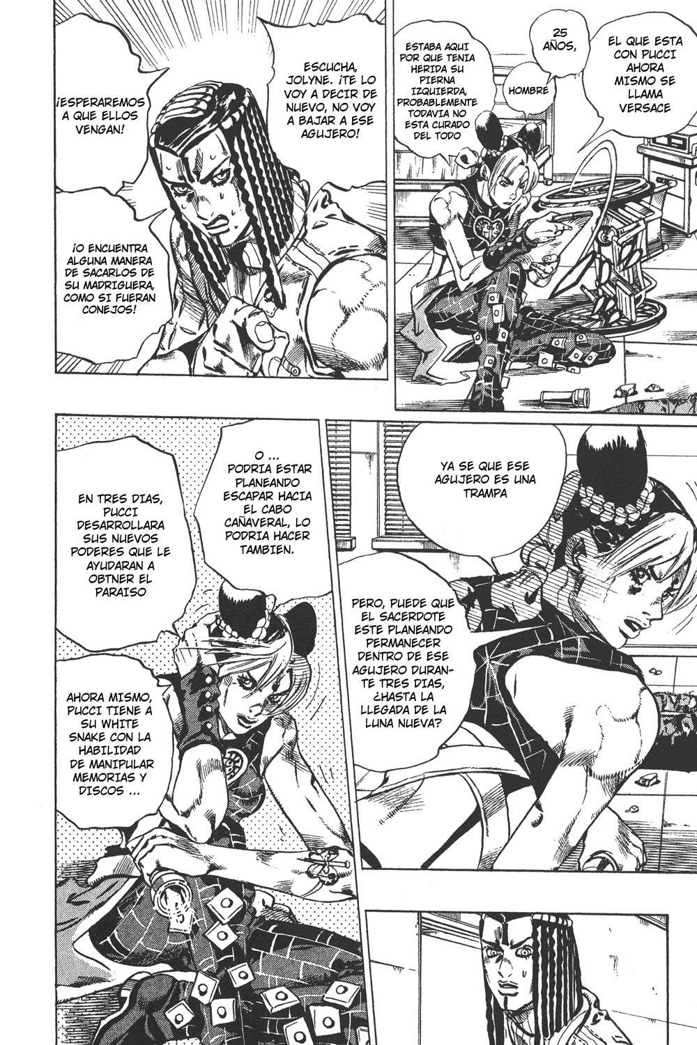 Read JoJo's Bizarre Adventure Parte 6 Stone Ocean ES Manga Online