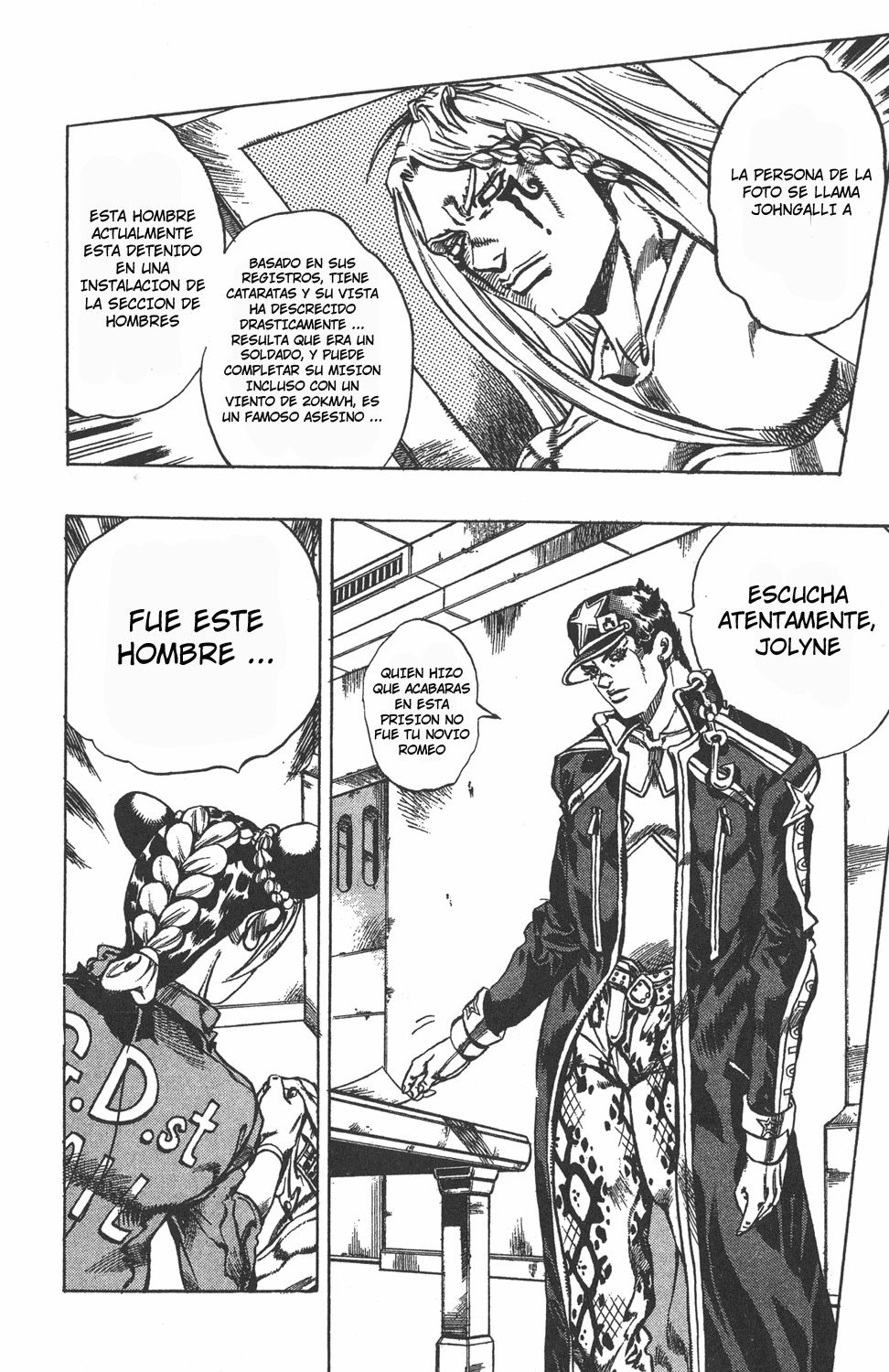Read JoJo's Bizarre Adventure Parte 6 Stone Ocean ES Manga Online