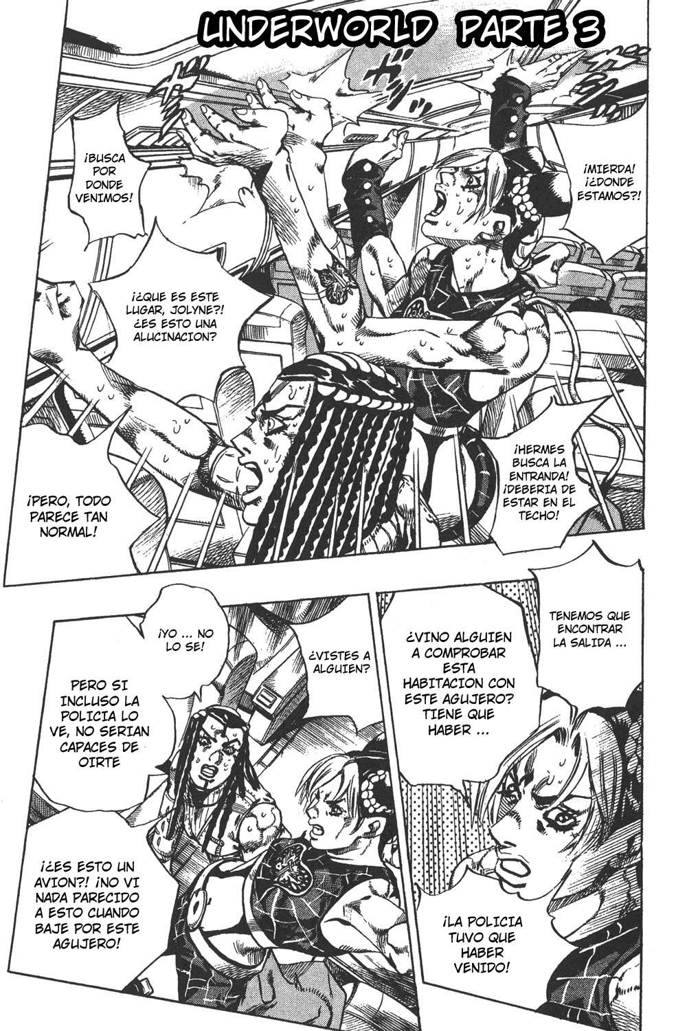 Read JoJo's Bizarre Adventure Parte 6 Stone Ocean ES Manga Online