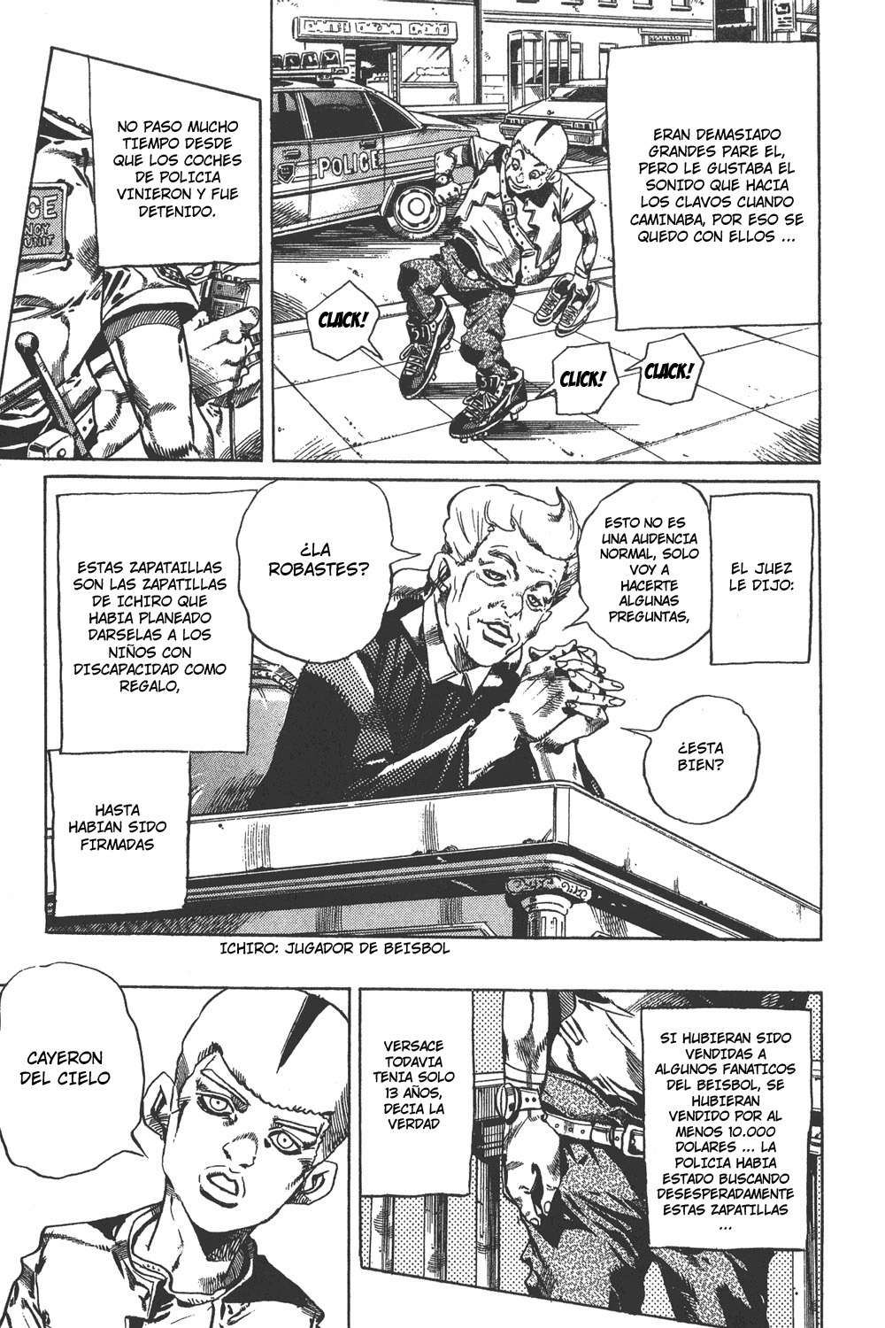Read JoJo's Bizarre Adventure Parte 6 Stone Ocean ES Manga Online