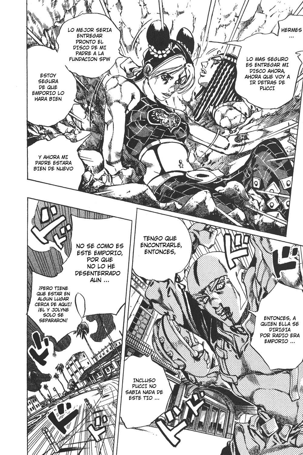 Read JoJo's Bizarre Adventure Parte 6 Stone Ocean ES Manga Online