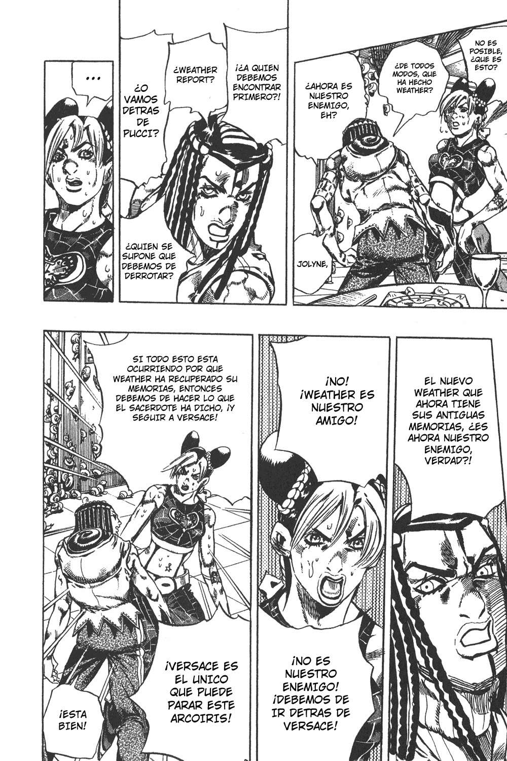 Read JoJo's Bizarre Adventure Parte 6 Stone Ocean ES Manga Online