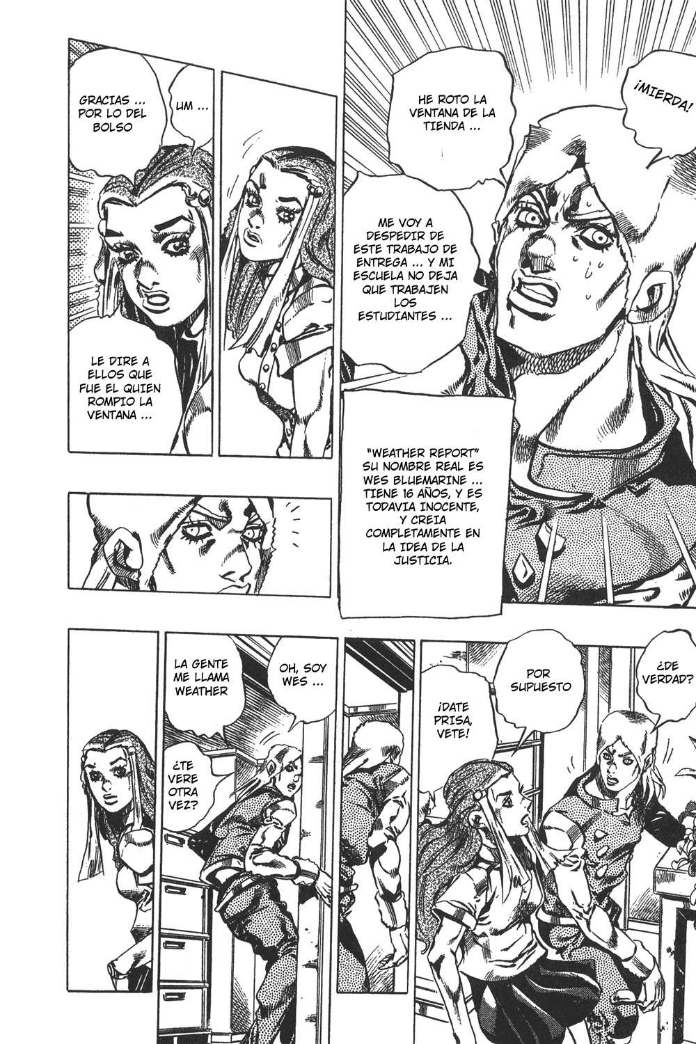 Read JoJo's Bizarre Adventure Parte 6 Stone Ocean ES Manga Online
