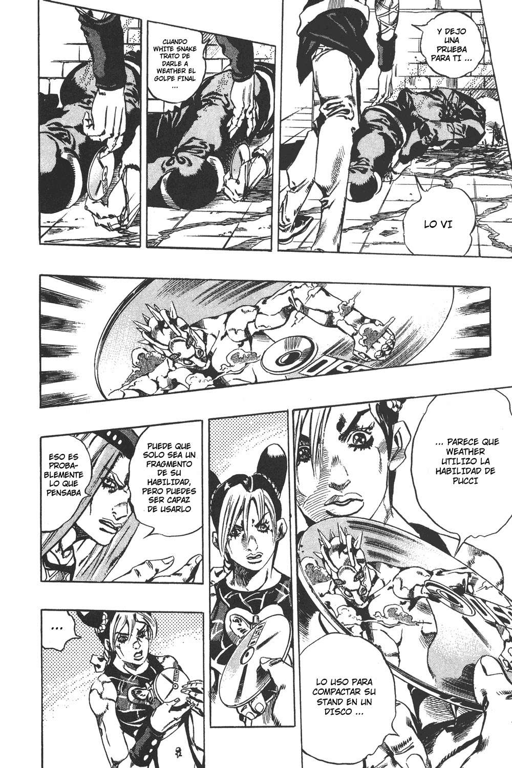 Read JoJo's Bizarre Adventure Parte 6 Stone Ocean ES Manga Online