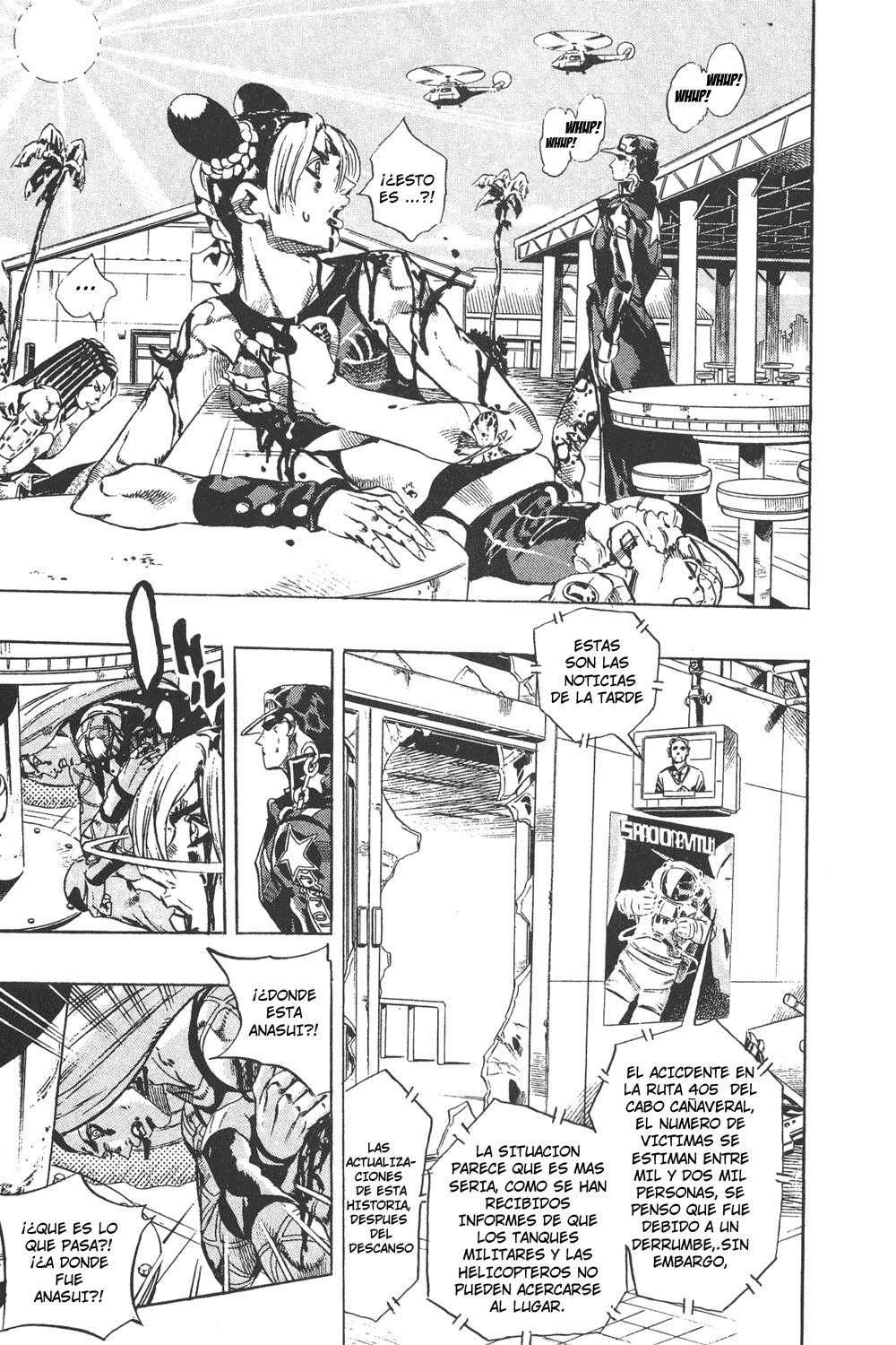 Read JoJo's Bizarre Adventure Parte 6 Stone Ocean ES Manga Online