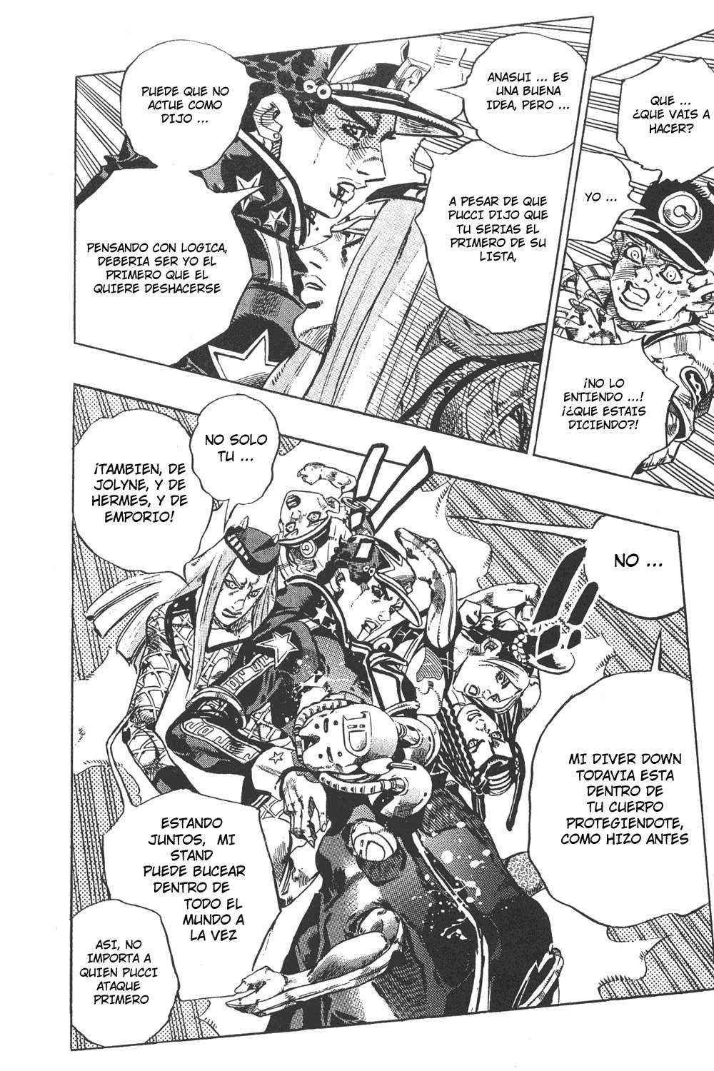 Read JoJo's Bizarre Adventure Parte 6 Stone Ocean ES Manga Online