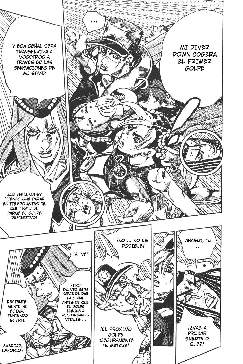 Read JoJo's Bizarre Adventure Parte 6 Stone Ocean ES Manga Online