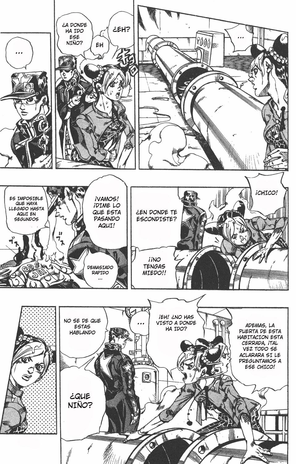 Read JoJo's Bizarre Adventure Parte 6 Stone Ocean ES Manga Online