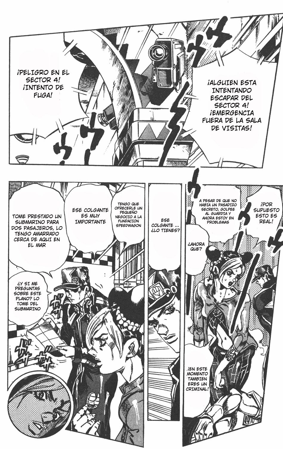 Read JoJo's Bizarre Adventure Parte 6 Stone Ocean ES Manga Online