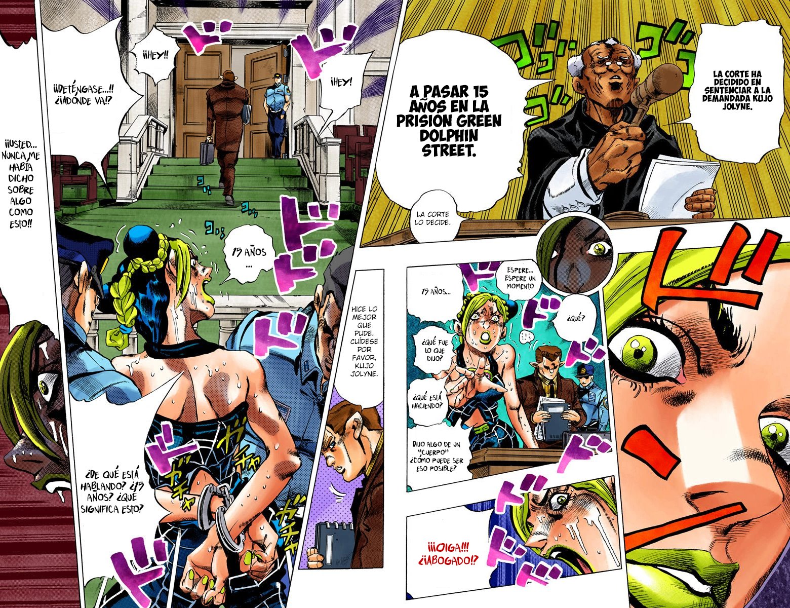 Read JoJo's Bizarre Adventure Parte 6 Stone Ocean ES Manga Online