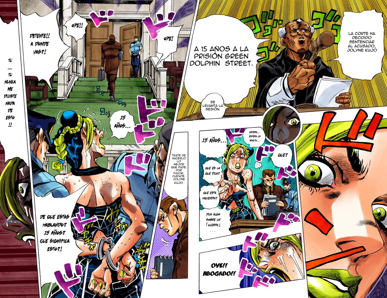 Read JoJo's Bizarre Adventure Parte 6 Stone Ocean ES Manga Online
