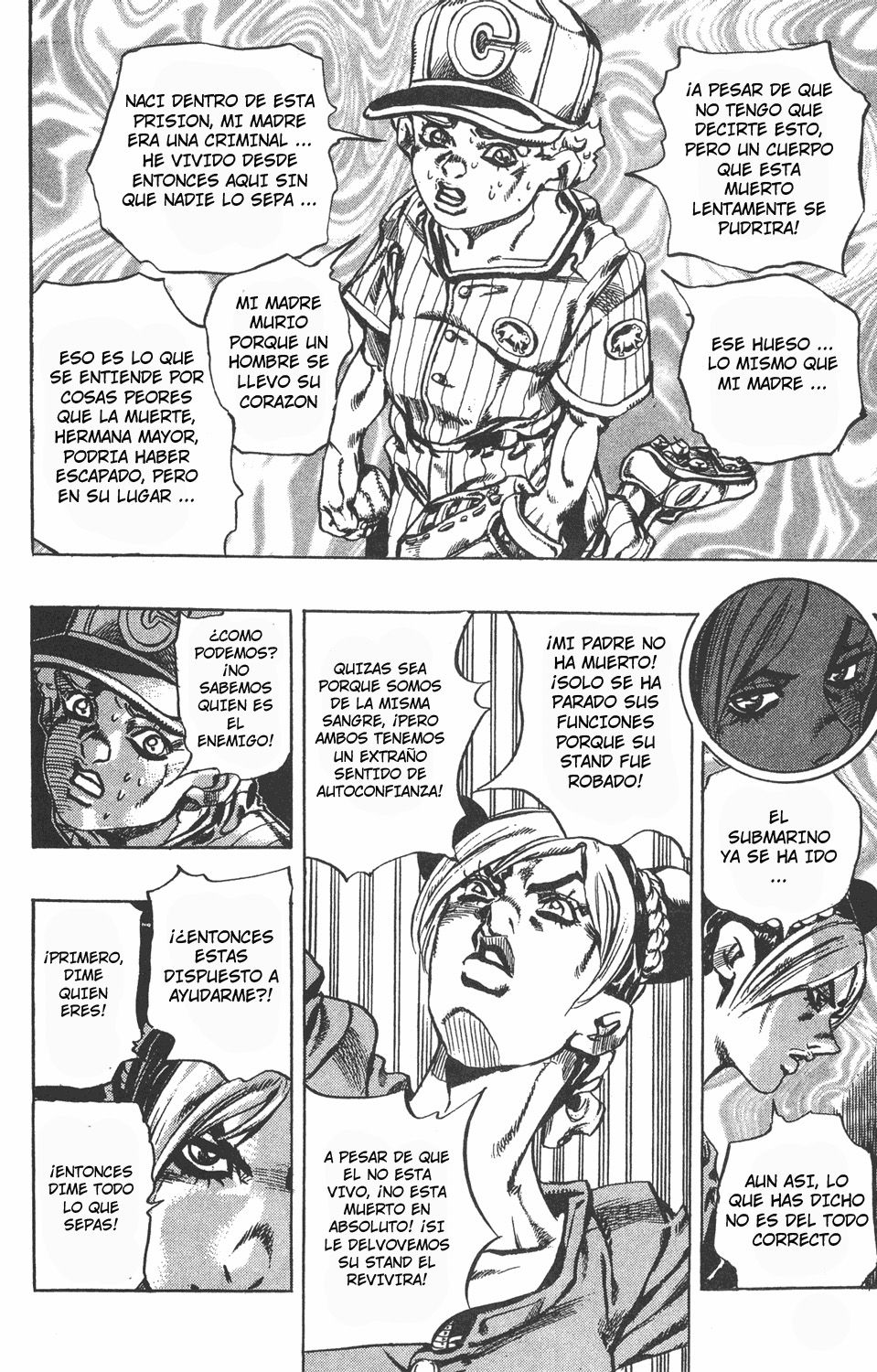 Read JoJo's Bizarre Adventure Parte 6 Stone Ocean ES Manga Online