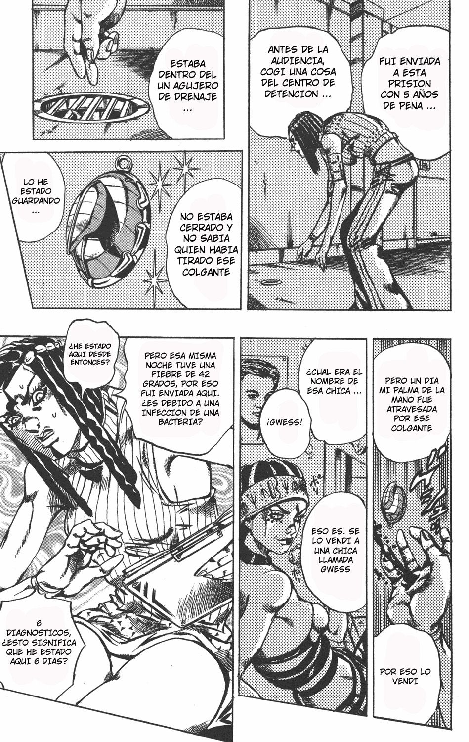 Read JoJo's Bizarre Adventure Parte 6 Stone Ocean ES Manga Online